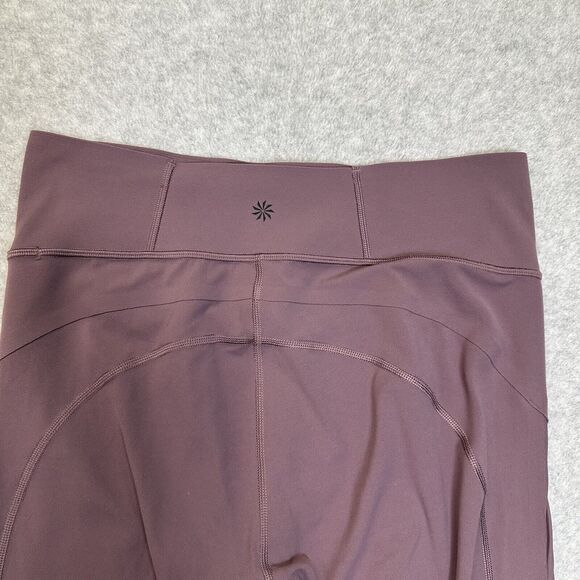 Athleta Formation 7/8 Tight Legging Medium High Rise Sheer Panel Volcanic Violet - Picture 9 of 15